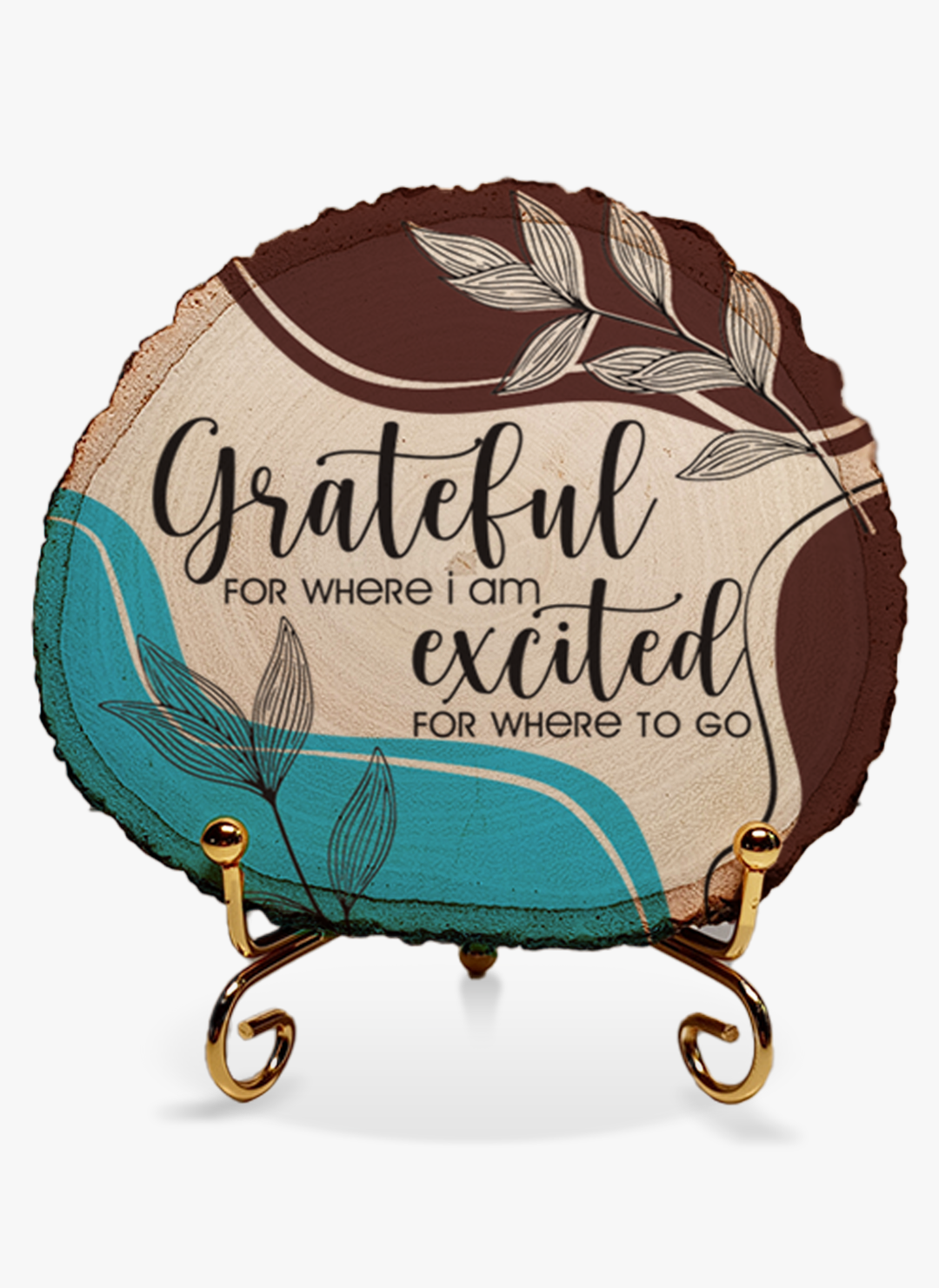 Wooden Gratitude Coaster