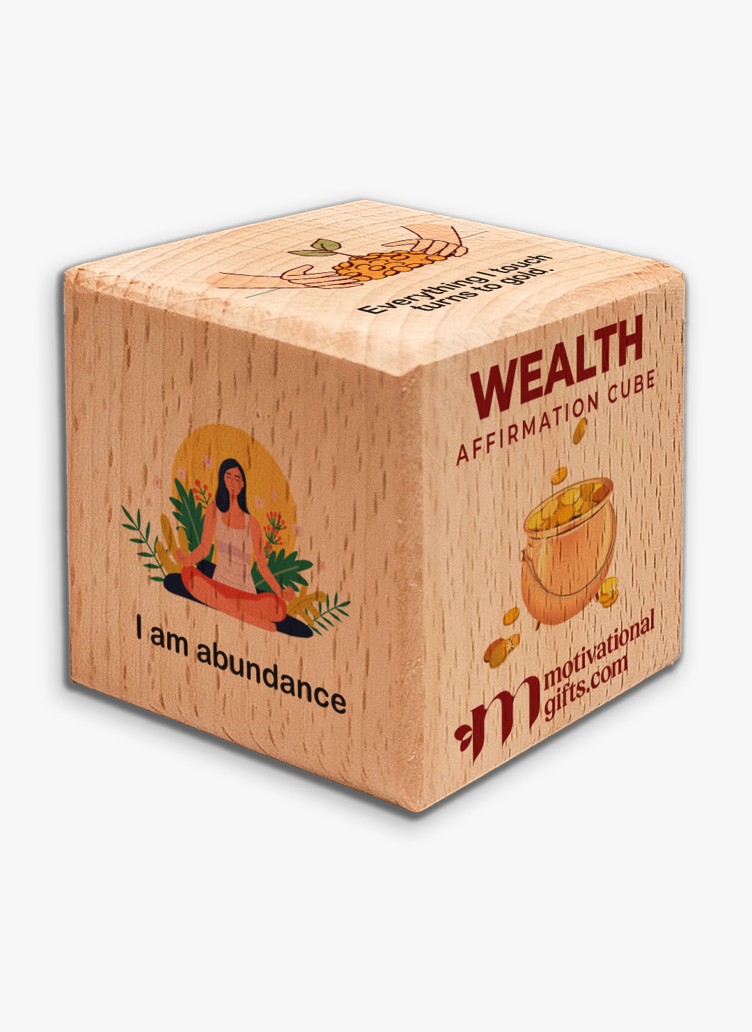 Affirmation Cube: Wealth