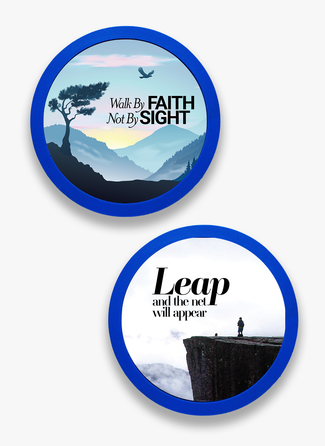 Silicon Motivational Coaster: Faith